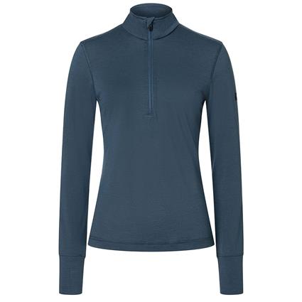 Super.natural Tundra175 Half Zip Long Sleeve T-shirt Azul M Mulher
