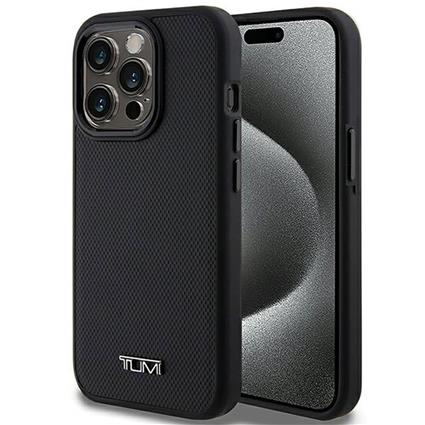Tumi Tuhmp15lrbak Iphone 15 Pro 6.1 Leather Balistic Pattern Phone Case Transparente