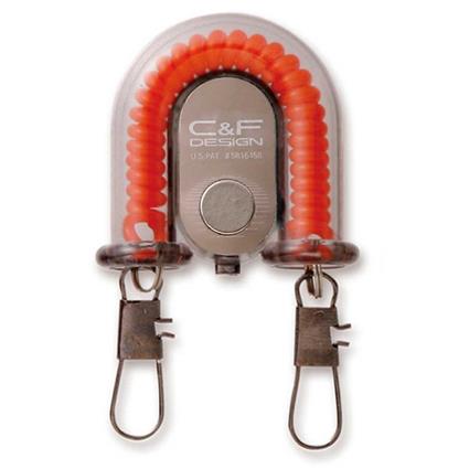 C&f Design 2-in-1 Fly Catcher Extendable Cord Laranja