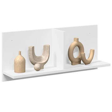 vidaXL Armário de parede 70x16,5x30 cm derivados de madeira branco