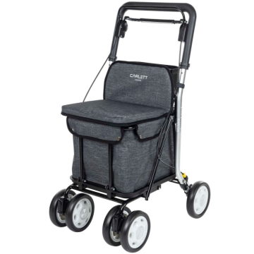 CARRINHO DE COMPRAS DE GELO CARLETT COMFORT (CINZA ESCURO)