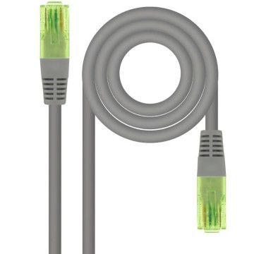 Cabo de Rede RJ45 UTP Nanocable 10.20.1400 Cat.6/ 50cm/ Cinza