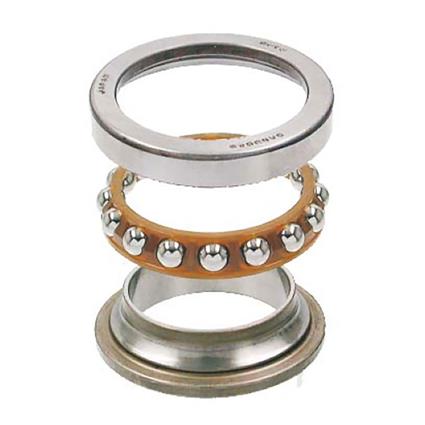 Koyo Mbk Skyliner/yamaha Majesty 125/150/180cc Lower Steering Bearing Prateado One sice