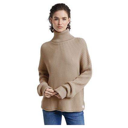 G-star D25753-d496 High Neck Sweater Beige XL Mulher