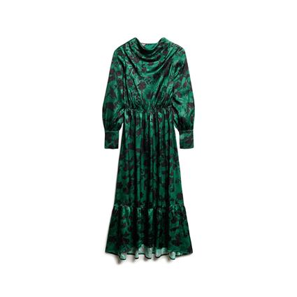 Superdry W8011790a Sleeveless Long Dress Verde S Mulher