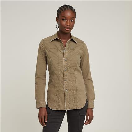 G-star D25243-d729 Long Sleeve Shirt Castanho L Mulher