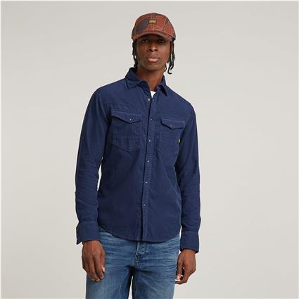 G-star Dakota Long Sleeve Shirt Azul XS Homem