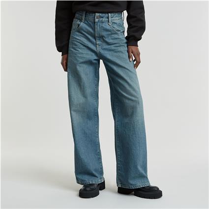 G-star Skater High Loose Jeans Azul 32 / 34 Mulher