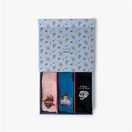 Jimmy Lion Frida Crew Socks 3 Pairs Colorido EU 41-46 Homem