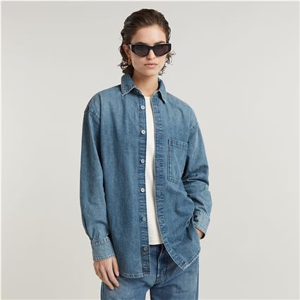 G-star D24344-d777 Overshirt Azul M Mulher