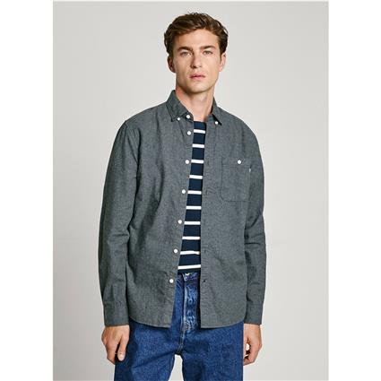 Pepe Jeans Mike Long Sleeve Shirt Cinzento M Homem