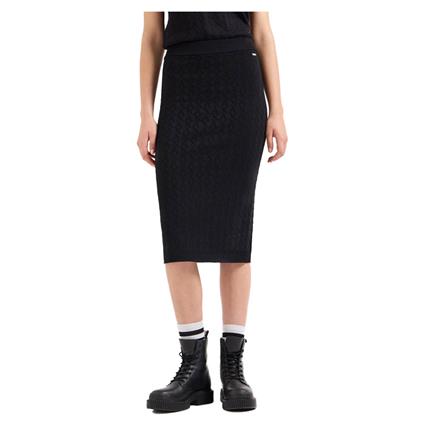 Armani Exchange 8nyn9a_ymh6z Midi Skirt Preto S Mulher