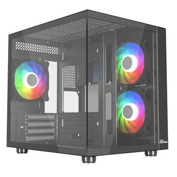 CAIXA MATX SLAYER RX44 CRYSTAL 3X FAN ARGB