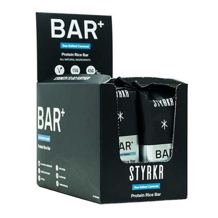 Styrkr Caixa De Barras De Proteína Bar Plus Salted Caramel 12 Units