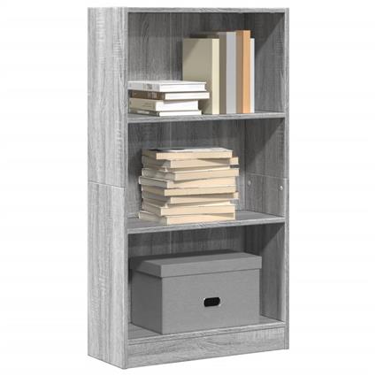 vidaXL Estante 60x24x109 cm derivados de madeira cinzento sonoma
