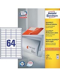 Avery Zweckform - Etiquetas Multi-Function 3667 (64x)