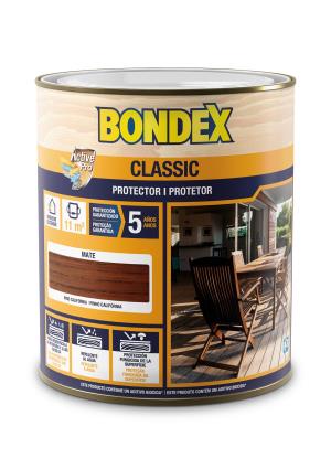 Protetor para madeira exterior  MATE 0.75L PINHO CALIFÓNIA