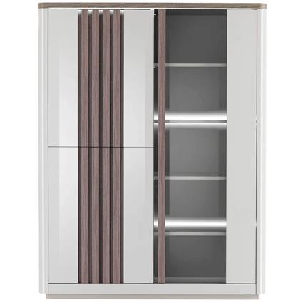 Vitrine PESARO com 3 portas e com LED