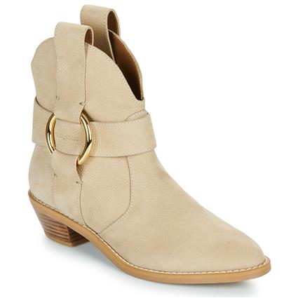 See by Chloé  Botas baixas NEW RING LINE  Bege Disponível em tamanho para senhora. 37,38,39,40.Mulher > Sapatos > Botins