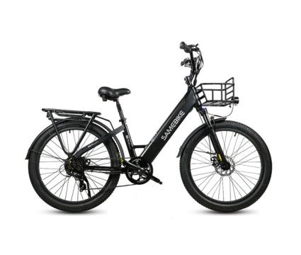 Samebike rs-a01 bicicleta elétrica - motor 500w bateria 48v14ah