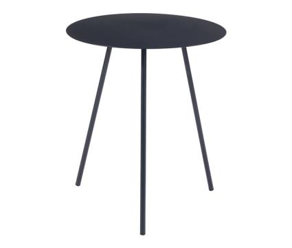 Mesa de apoio redonda sula 3 pés metal [en.casa] 40x40