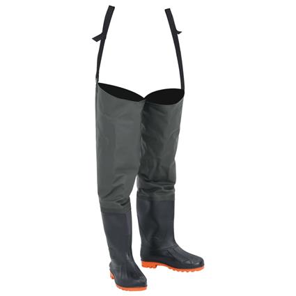 vidaXL Bota perneira tamanho 39 verde-escuro