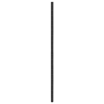 vidaXL Tela para ervas daninhas 4x25 m PP preto