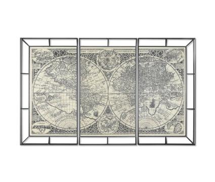 Conjunto de 3 quadros