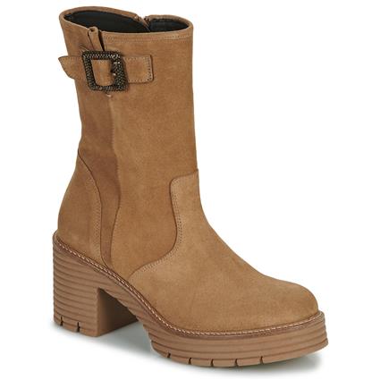 Regard  Botins POLA  Castanho Disponível em tamanho para senhora. 38,39,40.Mulher > Sapatos > Botins