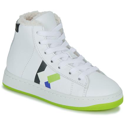 Kenzo  Sapatilhas de cano-alto K59054  Branco Disponível em tamanho para rapariga. 25,26,27.Criança > Menina > Sapatos > Tenis
