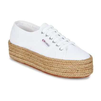 Superga  Sapatilhas 2790 COTROPE W  Branco Disponível em tamanho para senhora. 38,39,40,41.Mulher > Sapatos > Tenis