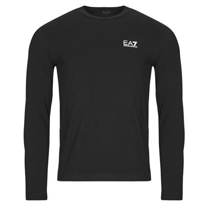 Emporio Armani EA7  T-shirt mangas compridas CORE IDENTITY T-SHIRT  Preto Disponível em tamanho para homem. EU S,EU M,EU L,EU XL.Homem > Roupas > T-shirt mangas compridas