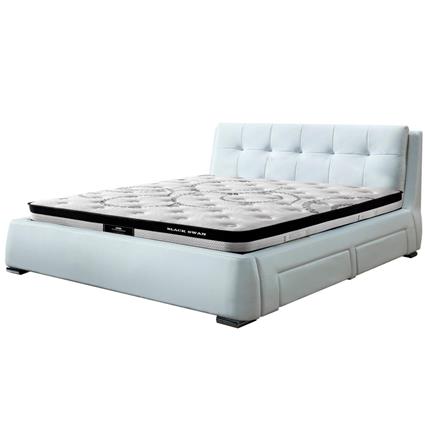 Pack cama de casal ANTONIO + colchão BLACK SWAN