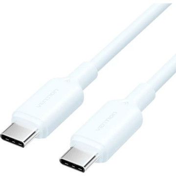 Cabo USB 2.0 Tipo-C 3A Vention TRCSH/ USB Tipo-C Macho - USB Tipo-C Macho/ Até 60W/ 480Mbps/ 2m/ Azul