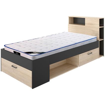 Pack cama de casal COLOMBO + colchão SPRING ROLLER