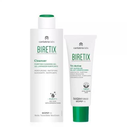Biretix Pack | Cleanser 200ml + Tri-Active Gel 50ml
