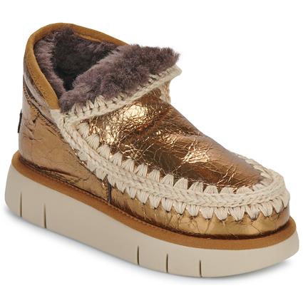 Mou  Botas baixas ESKIMO BOUNCE SNEAKERS  Ouro Disponível em tamanho para senhora. 38,39,40,41.Mulher > Sapatos > Botins