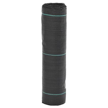 vidaXL Tela para ervas daninhas 0,5x100 m PP preto