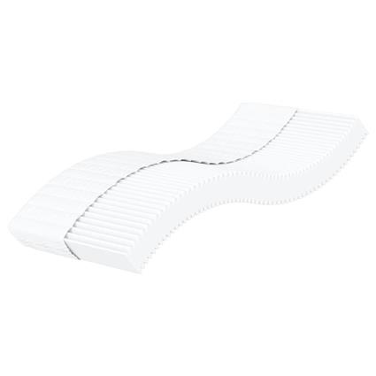 vidaXL Colchão de espuma 80x210 cm dureza H2 H3 branco