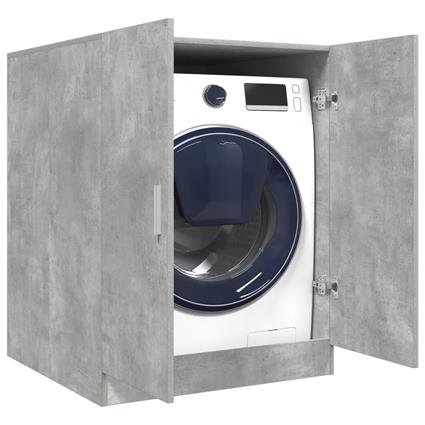 vidaXL Armário máquina lavar roupa 70,5x71,5x91,5 cm cinzento-cimento