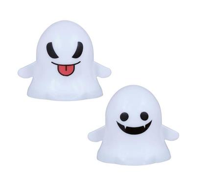 Caixa de 12 Fantasmas com luz de 5,5 cm
