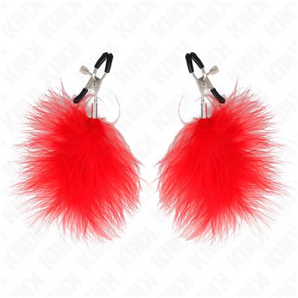 KINK - GRAMPO DE PENA VERMELHO 7 CM
