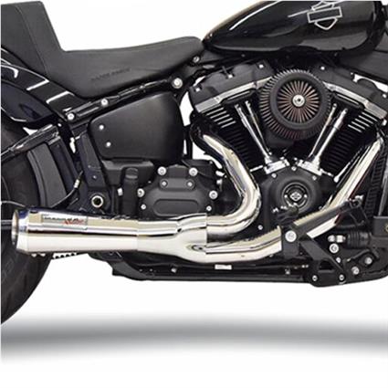 Bassani Xhaust Silenciador Não Homologado 2in1 Road Rage 2 Ripper Short 49c Harley Davidson Softail Fat Boy