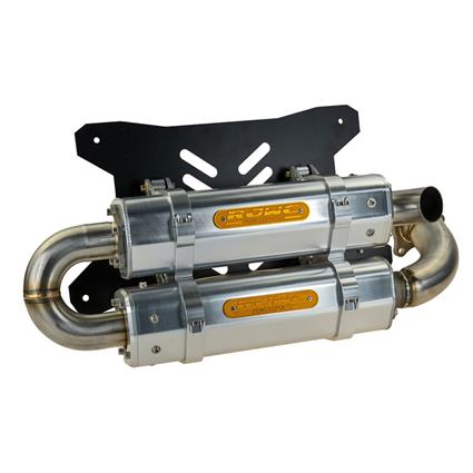 Rjwc Powersports Silenciador Slip On Homologado Apx Dual Q Polaris Rzr Pro Xp
