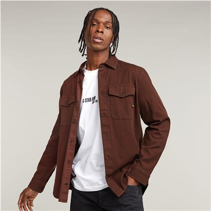 G-star Camisa De Manga Comprida Marine