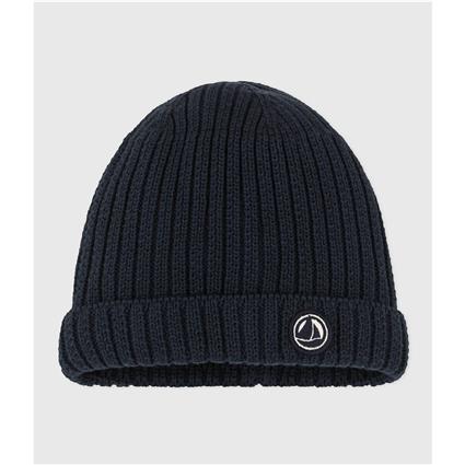 Gorro em tricot, forro em polar, Petit Bateau