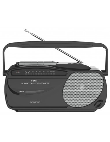 Radio Cassette  Nvr-443-t Negro - Electrónica De Consumo