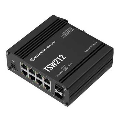 Teltonika Switch Tsw212 8xgbe+2xsfp 1000basex