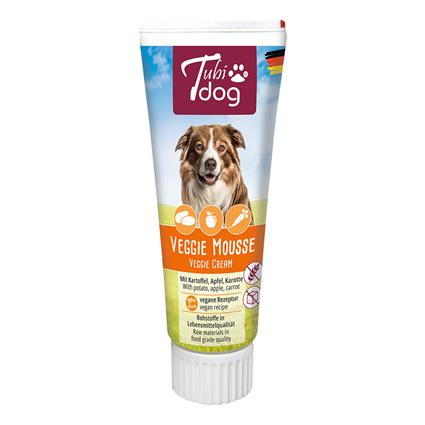 Tubidog Mousse vegetariana com batata, maçã e cenoura - Pack económico: 6 x 75 g