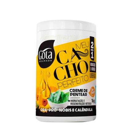 Gota Dourada Meu Cacho Perfeito Creme de Pentear Calêndula 1kg